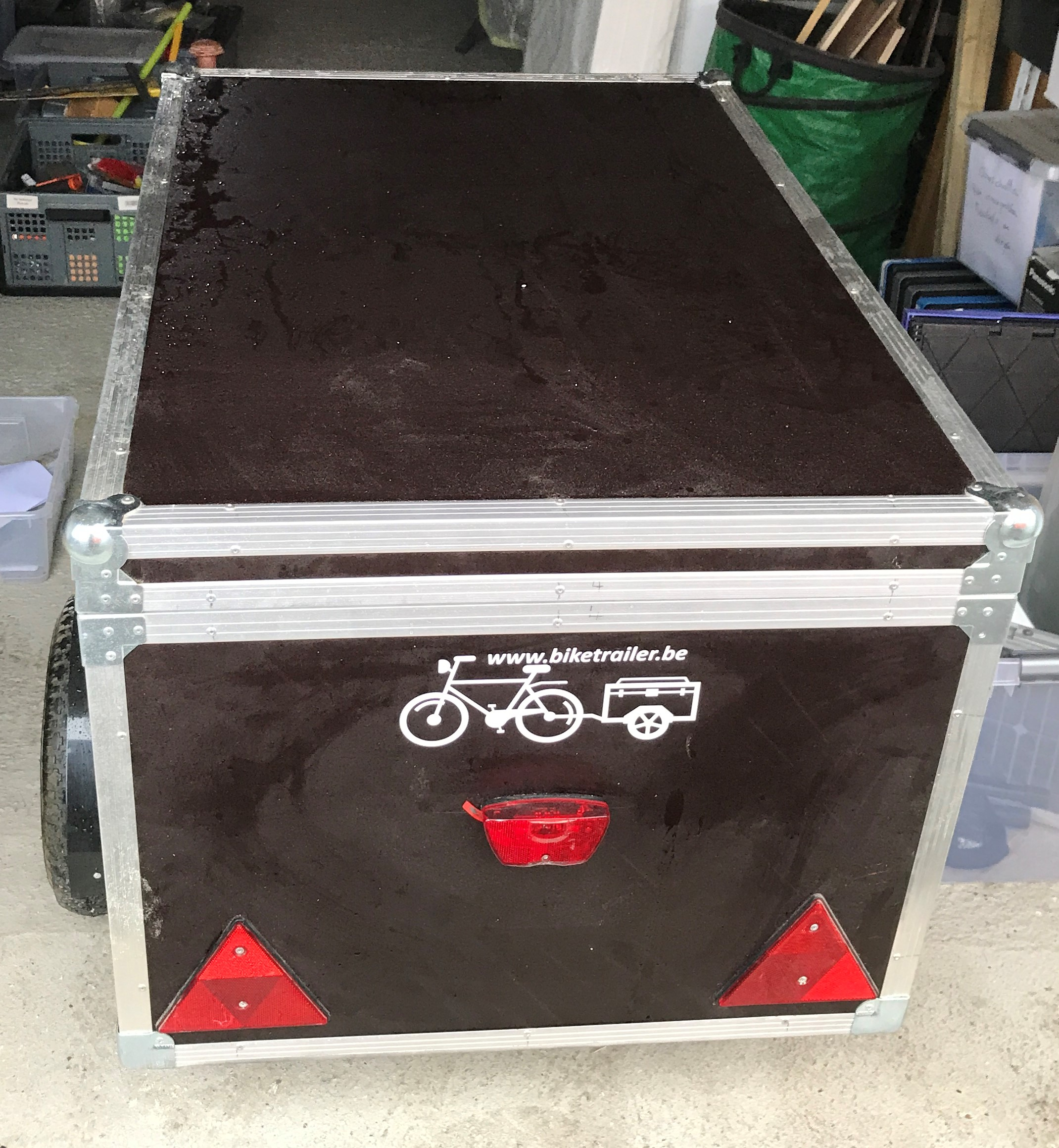 Fietskar klaar voor transport